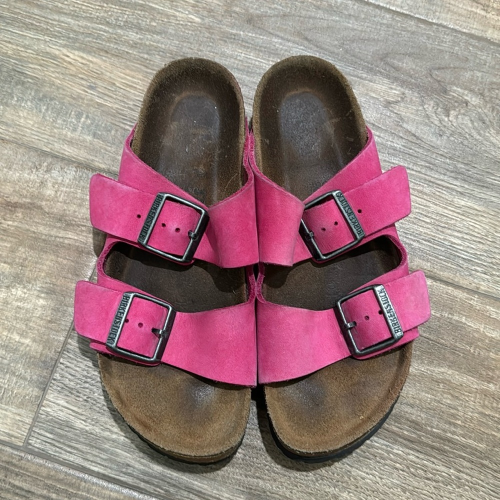 Pink Birkenstocks